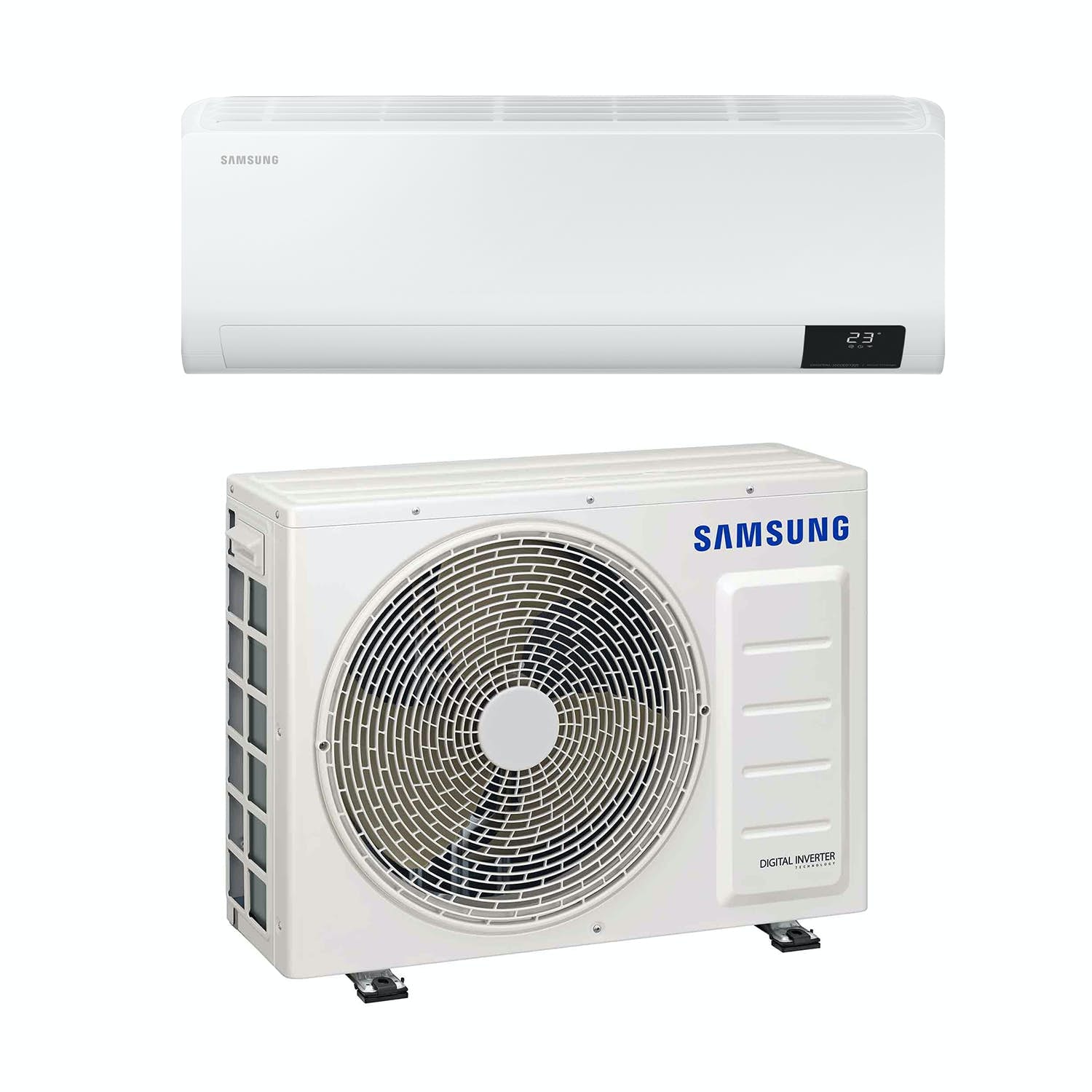 Samsung Nordic Wind-Free 25 varmepumpe hvid med wifi A+++ rum fra 10 - 200 m2