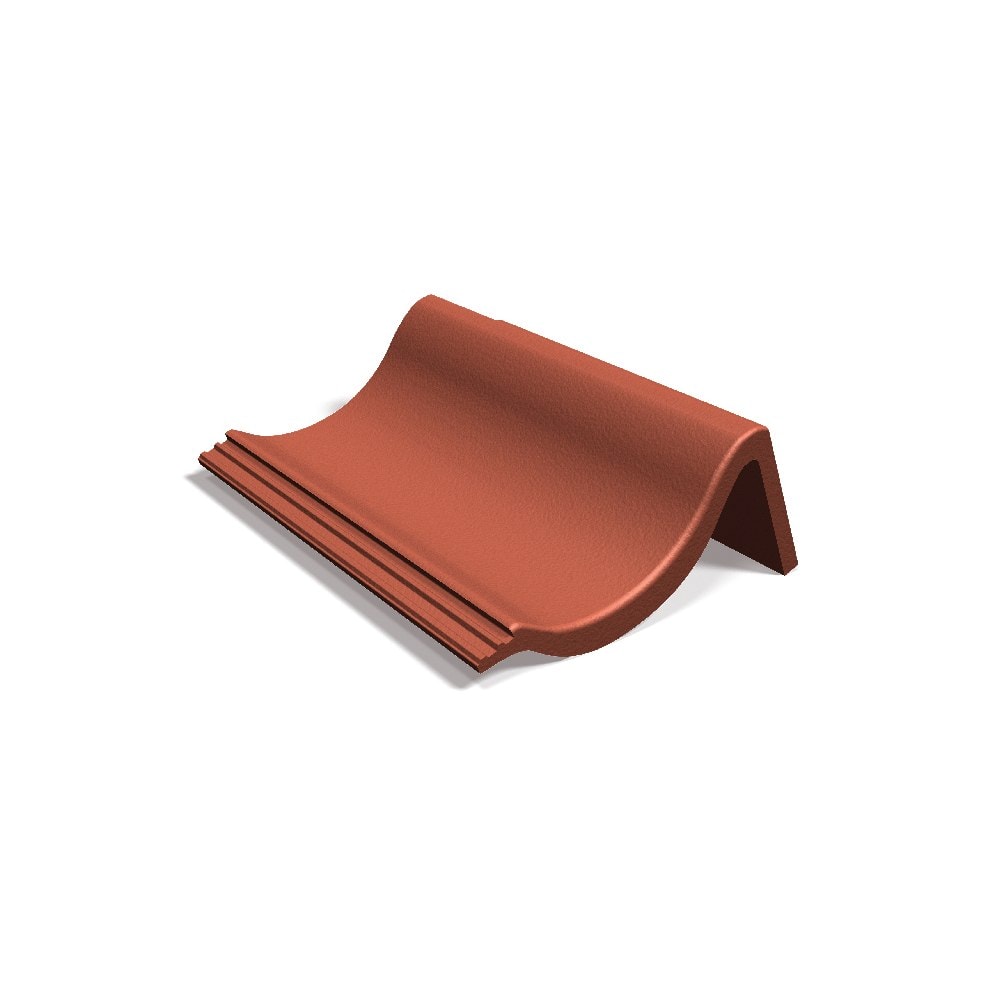 Benders Exklusiv 1K teglrød vindskedesten højre