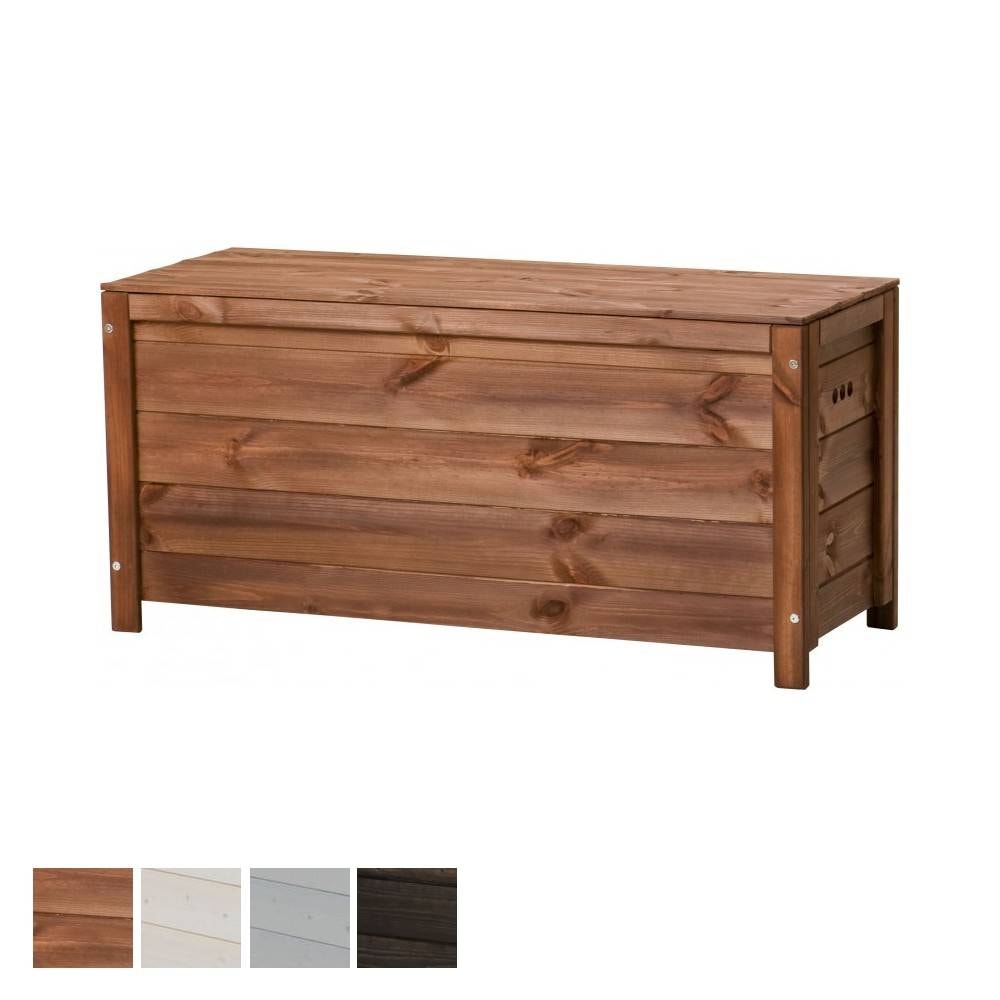 Varax opbevaringsbænk i brun 117 x 46 x 58 cm