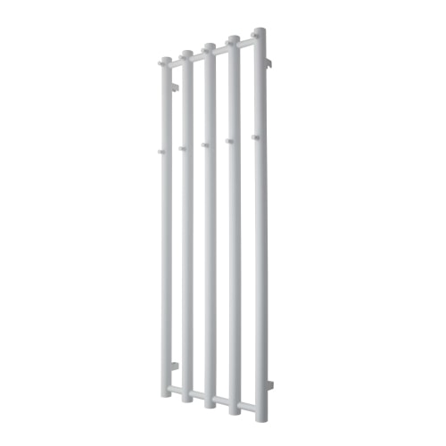 TVS Kiro 5 håndklædetørrer i hvid 1400 x 515 mm