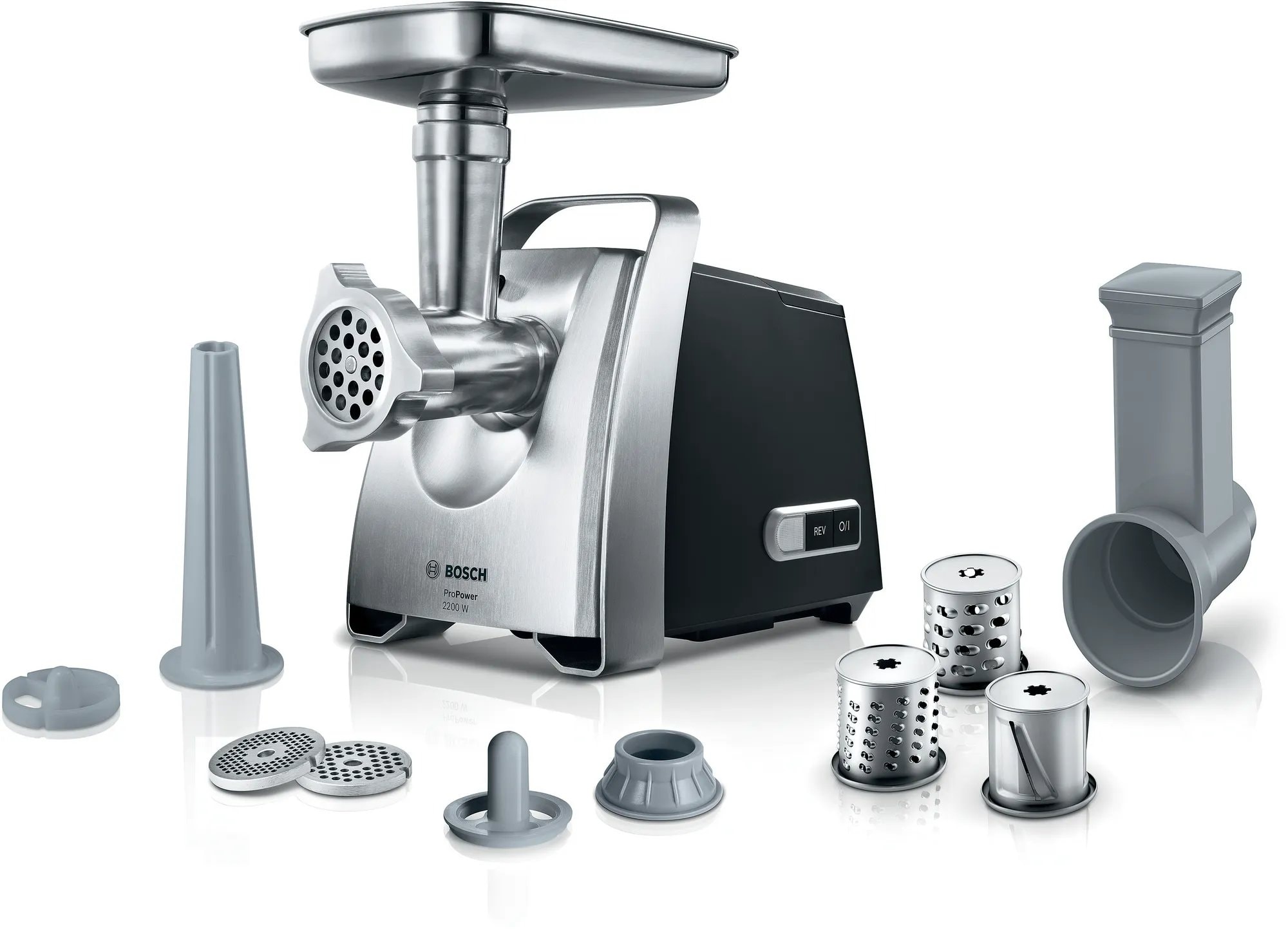 Bosch ProPower kødhakker sort/stål 4,3 kg 2200W MFW68640