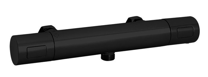 Hafa Mix Round brusetermostat i mat sort