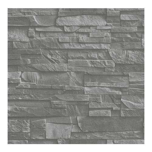 Rasch Studio 2021 Tapet grå skifer 0,53 x 10 meter 475029