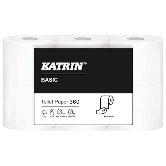 Toiletpapir Basic To 360 6-pak