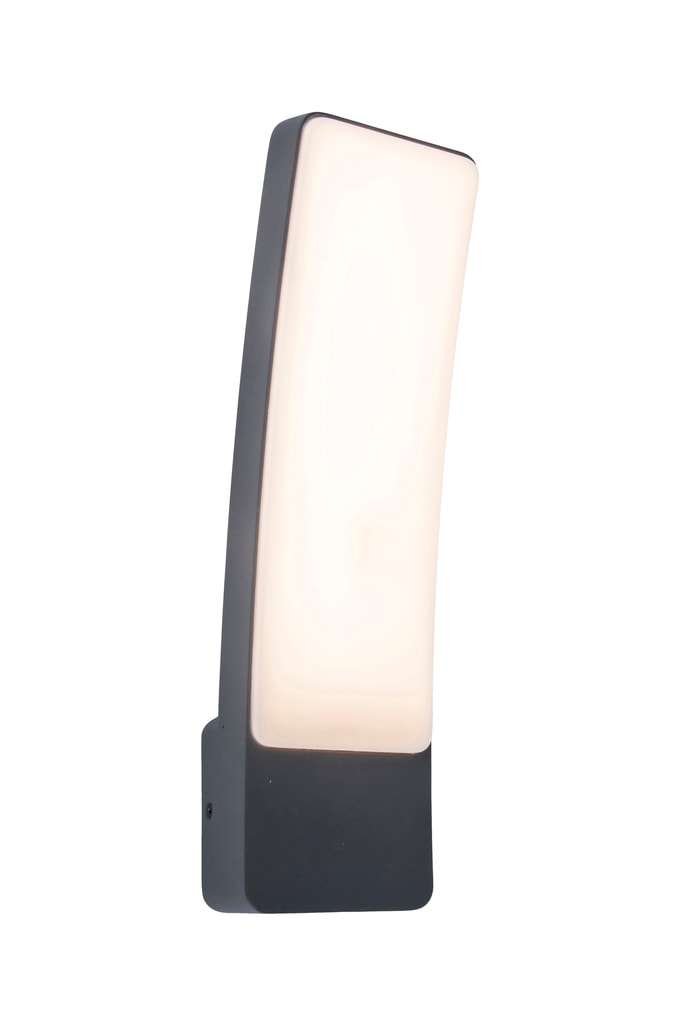 Lutec Kira LED væglampe i mørkegrå 17,3W IP54