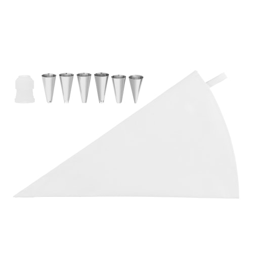 Maku dekorationssæt med sprøjtepose og tyller