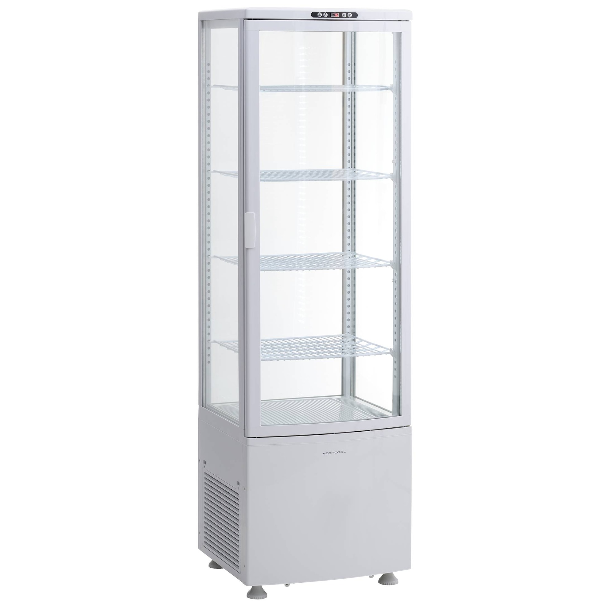 Scandomestic RTC 237 WE displaykøler hvid 235L