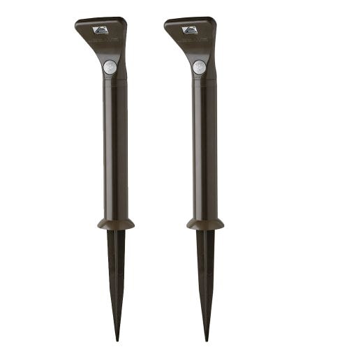 Mr Beams UltraBright Path Light sensorlampe på batteri i brun 2 stk.