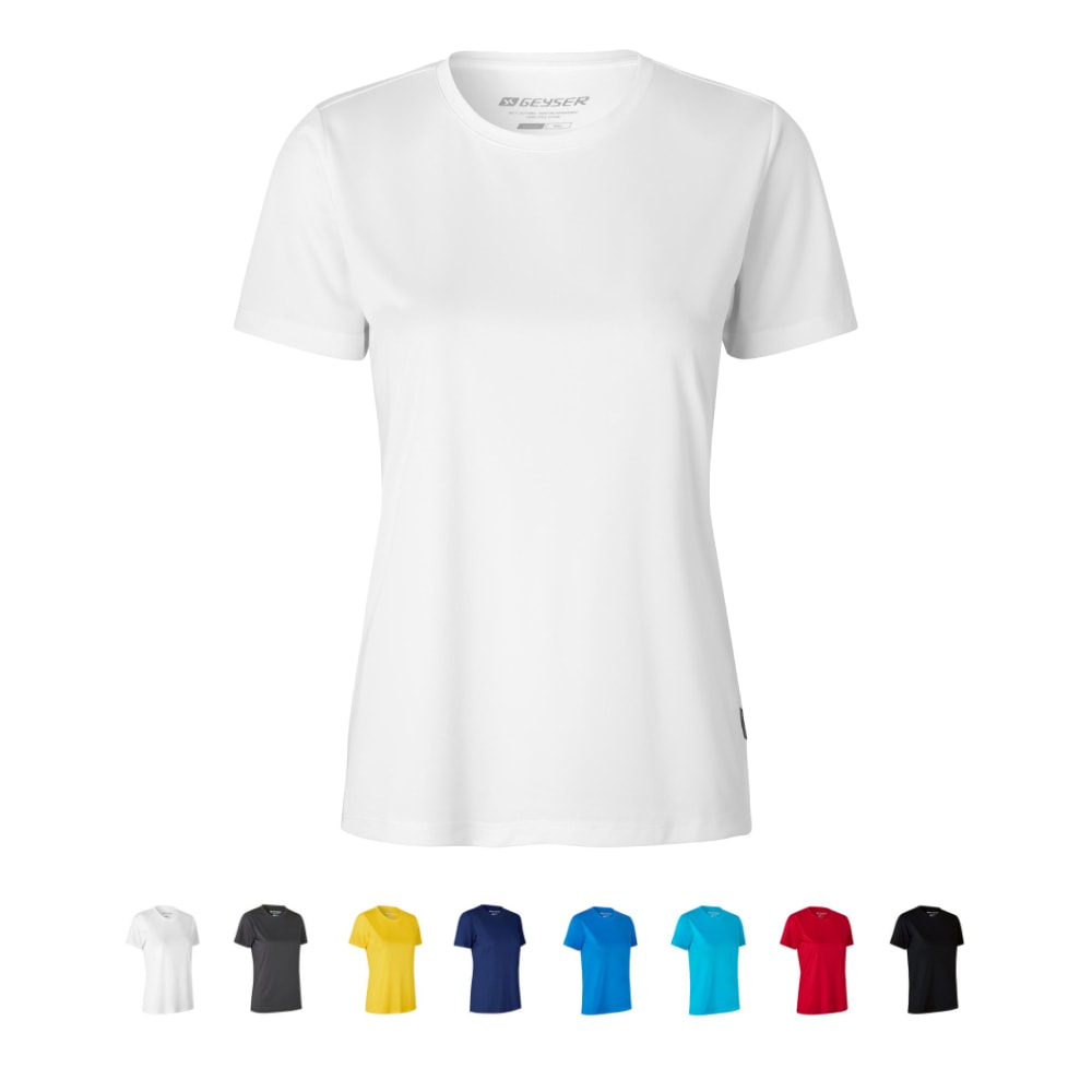 Geyser Essential t-shirt dame hvid