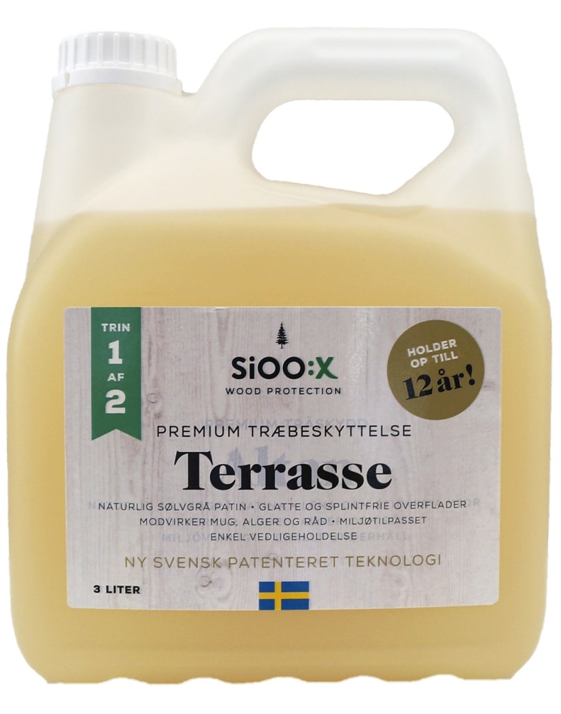 Sioo:X træbeskyttelse grunder 5,0 liter