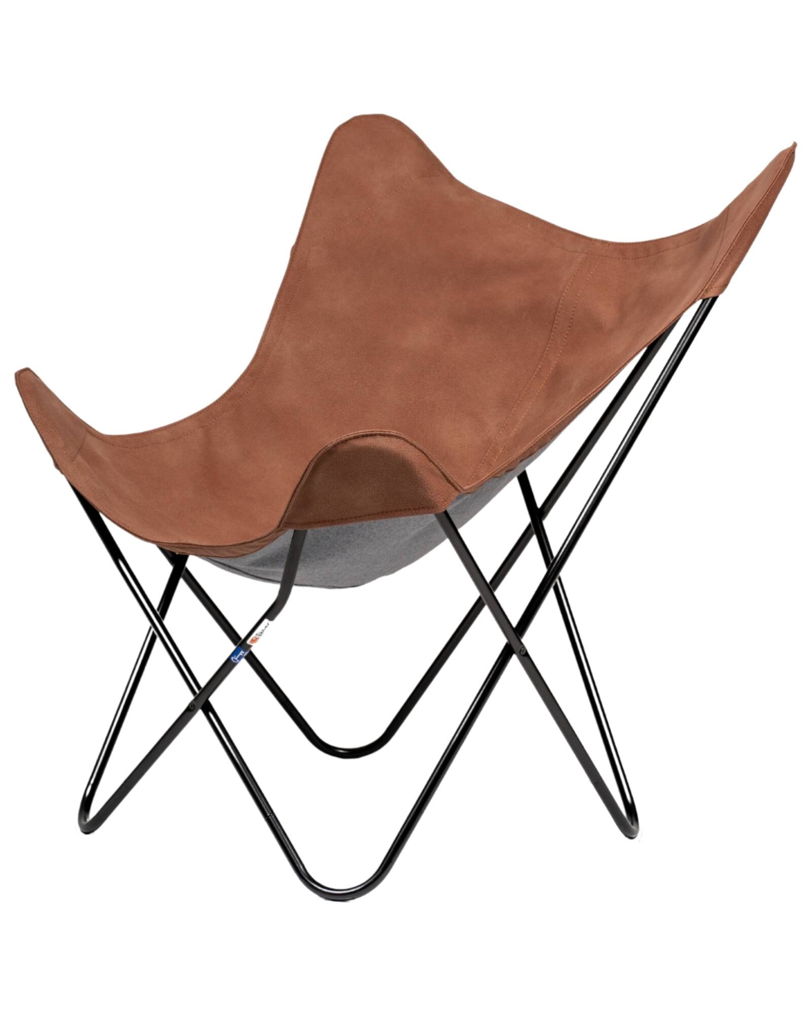 Varax Butterfly lænestol i 36A sort kunstlæder