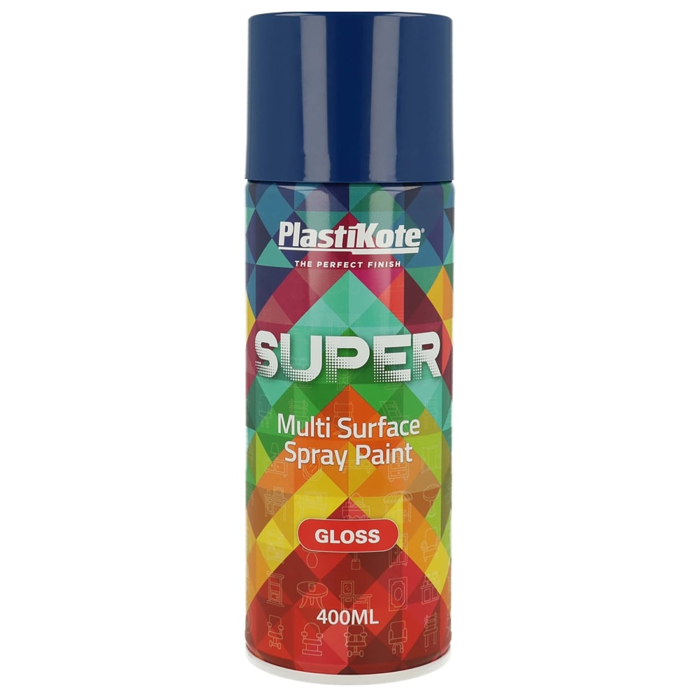 Plasti-kote super i farven marine blå ral 5003.Spraydåse med 400 ml.