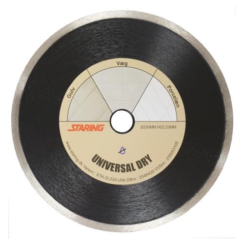 Staring diamantklinge universal dry Ø230 mm