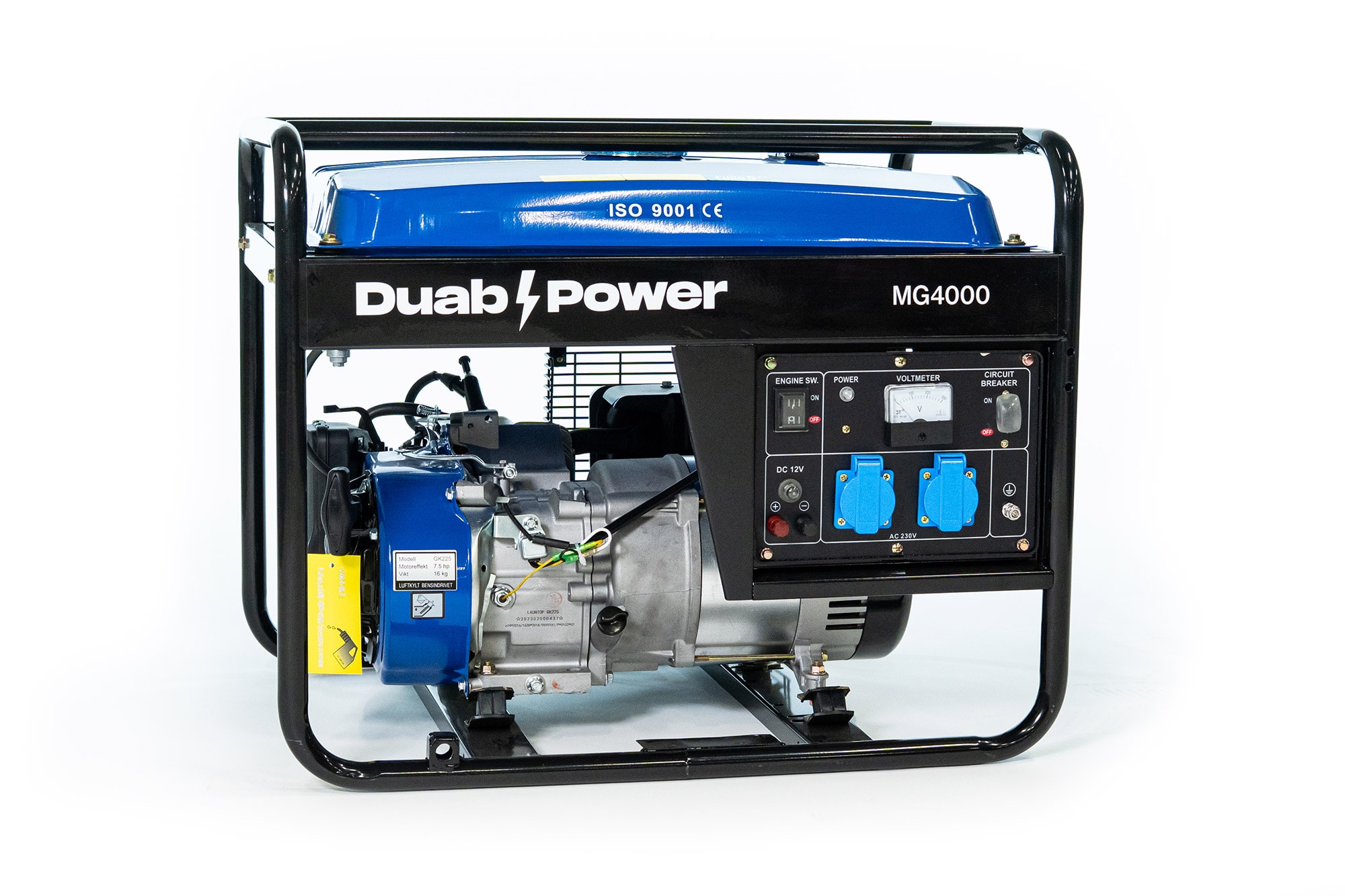 Duab-Power Generator MG4000 1-faset benzin