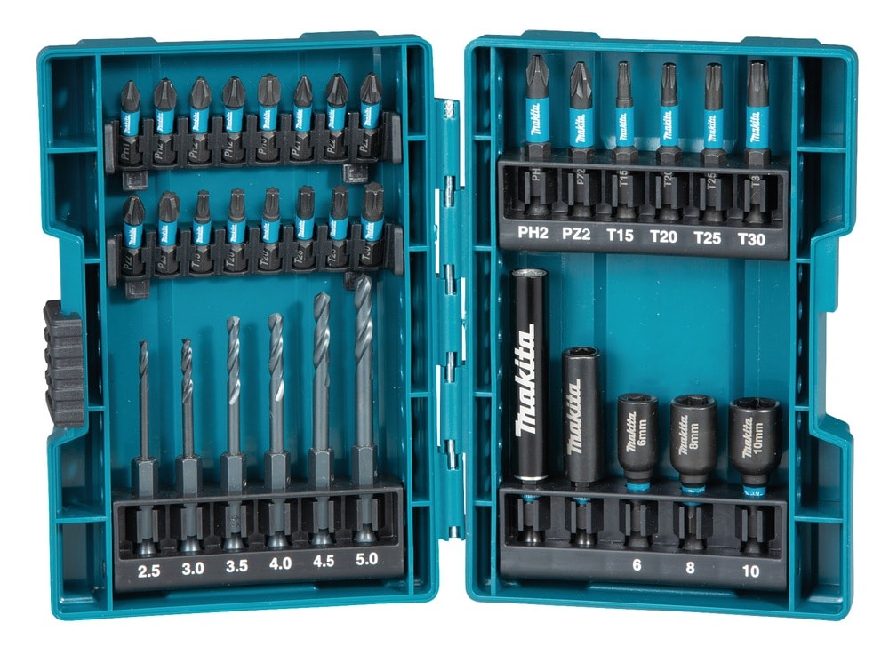 Makita Impact Black bor-/bitssæt 33 dele
