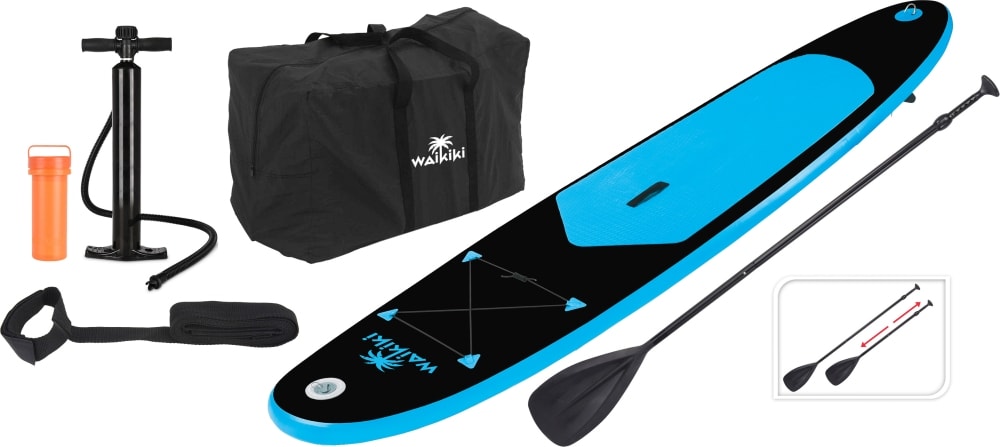 Waikiki SUP stand up paddle board sort 285 x 71 x 10 cm