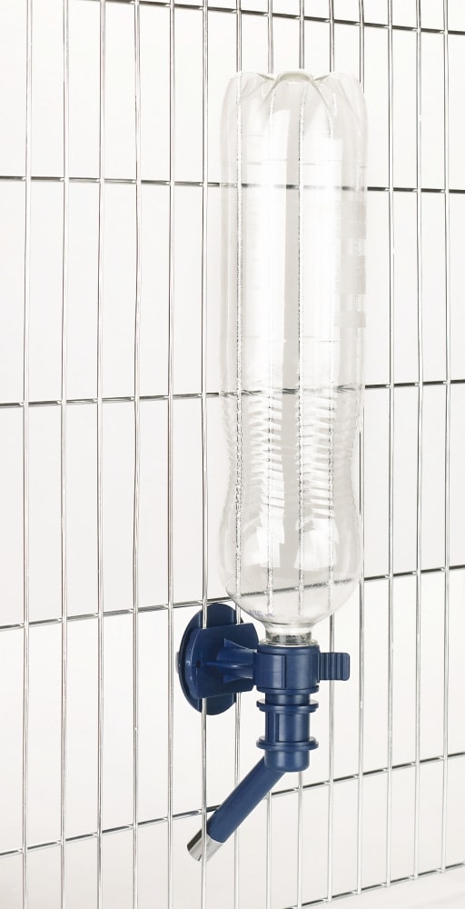 Drikkenippel/flaskeholder med skruelåg