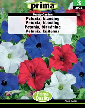 Prima Pretty Garden petunia frø til ca. 200 planter