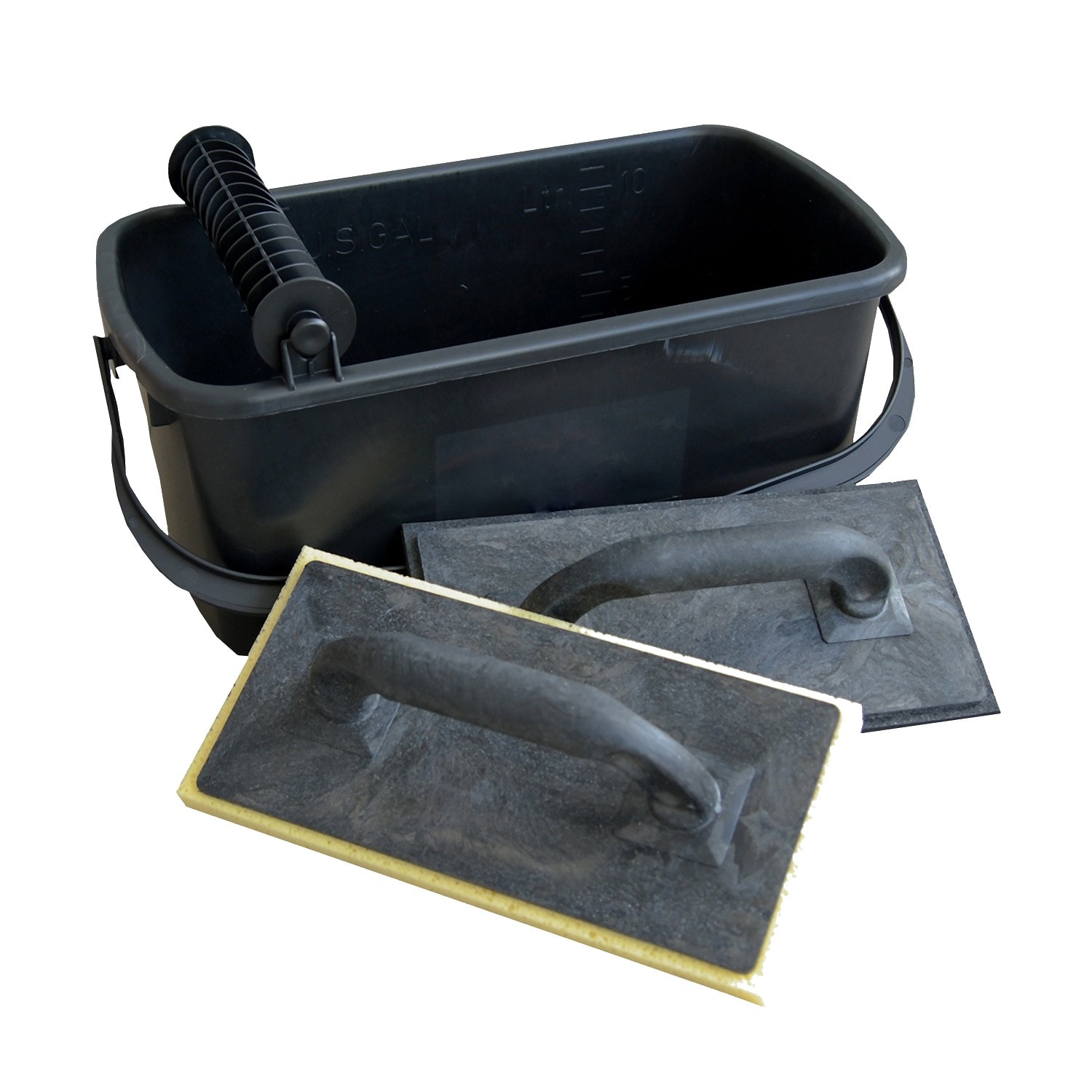 Kronen Hansa flisefugesæt sort 10 liter