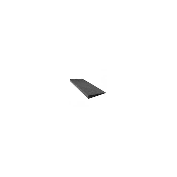 Rias Unisoft kantliste i sort til gummifliser 10 x 25 x 30 cm