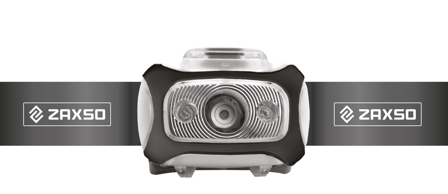 Zaxso HH5 pandelampe 175 lumen inkl. 3 x LR03