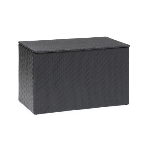 Hillerstorp Boston hyndeboks i sort Quató flet 136 x 78 x 77 cm