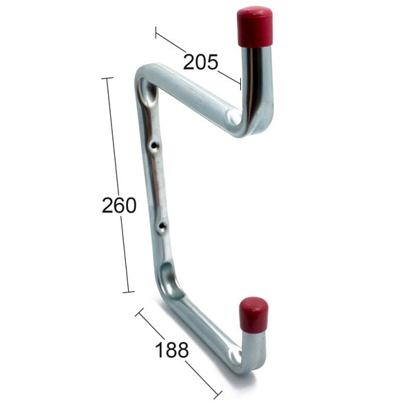 Habo Opbevaringskonsol af stål Elforzinket