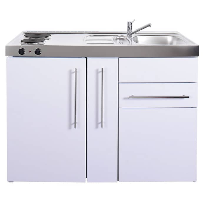 Juvel Premiumline minikøkken med køl/frys, kogeplade og vask 120 cm