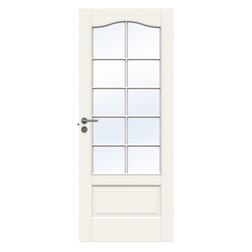Swedoor Craft SP10B, 40 mm massiv hvid fyldningsdør 92,5x194 cm (10x20)