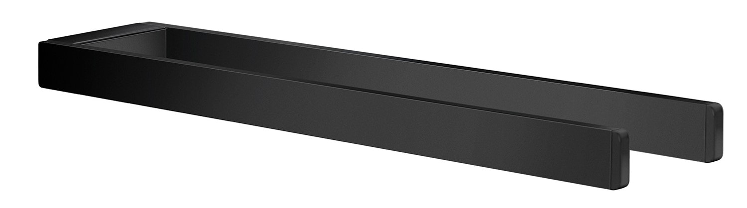 Smedbo Outline håndklædestang, dobbelt L380 mm sor