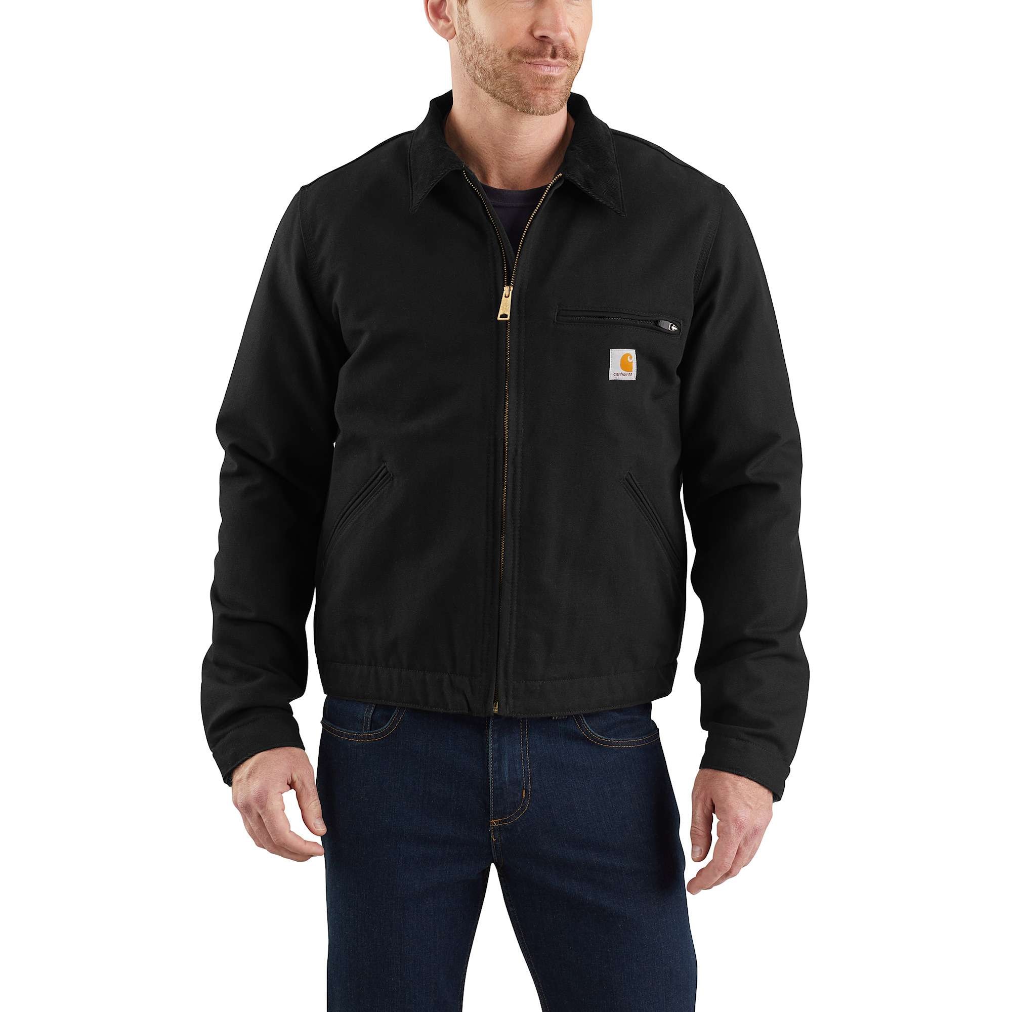 Carhartt Duck Detroit Jacket Men Black S