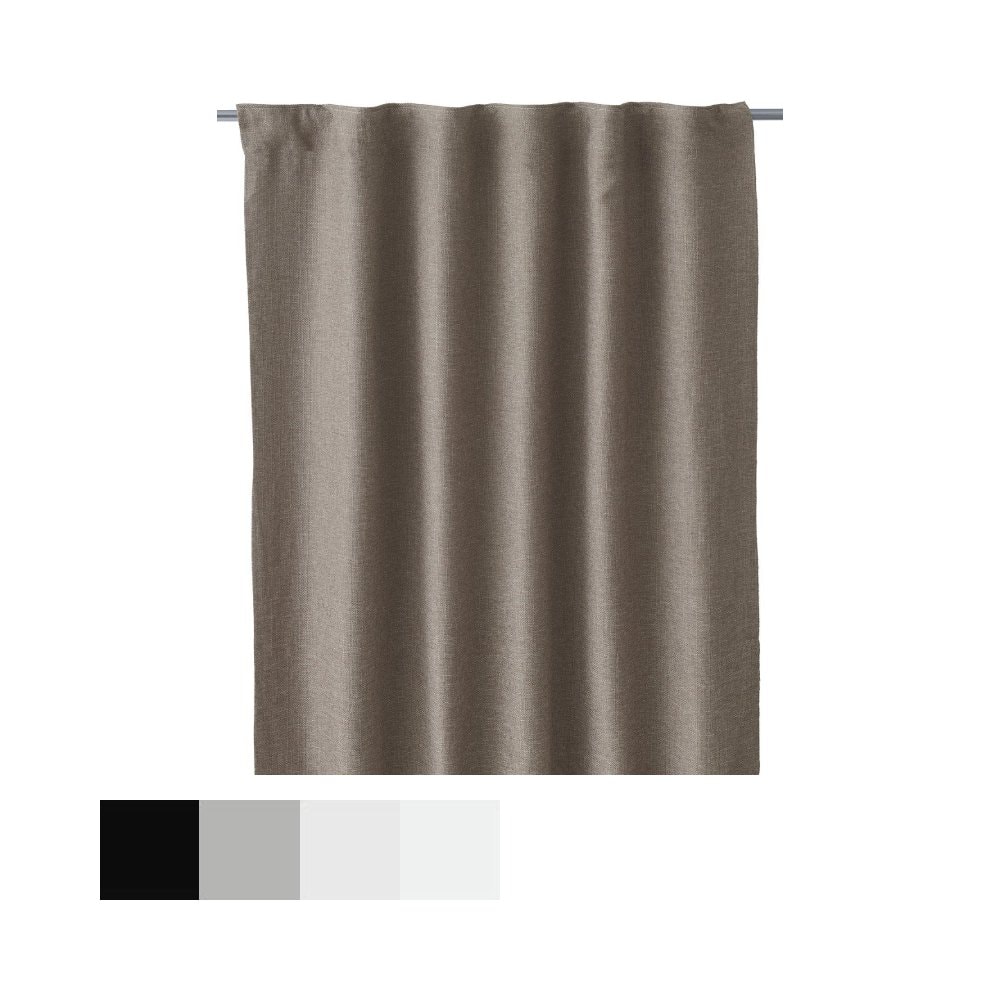 Svanefors Olle gardin i nougat 140 x 280 cm 2 stk.