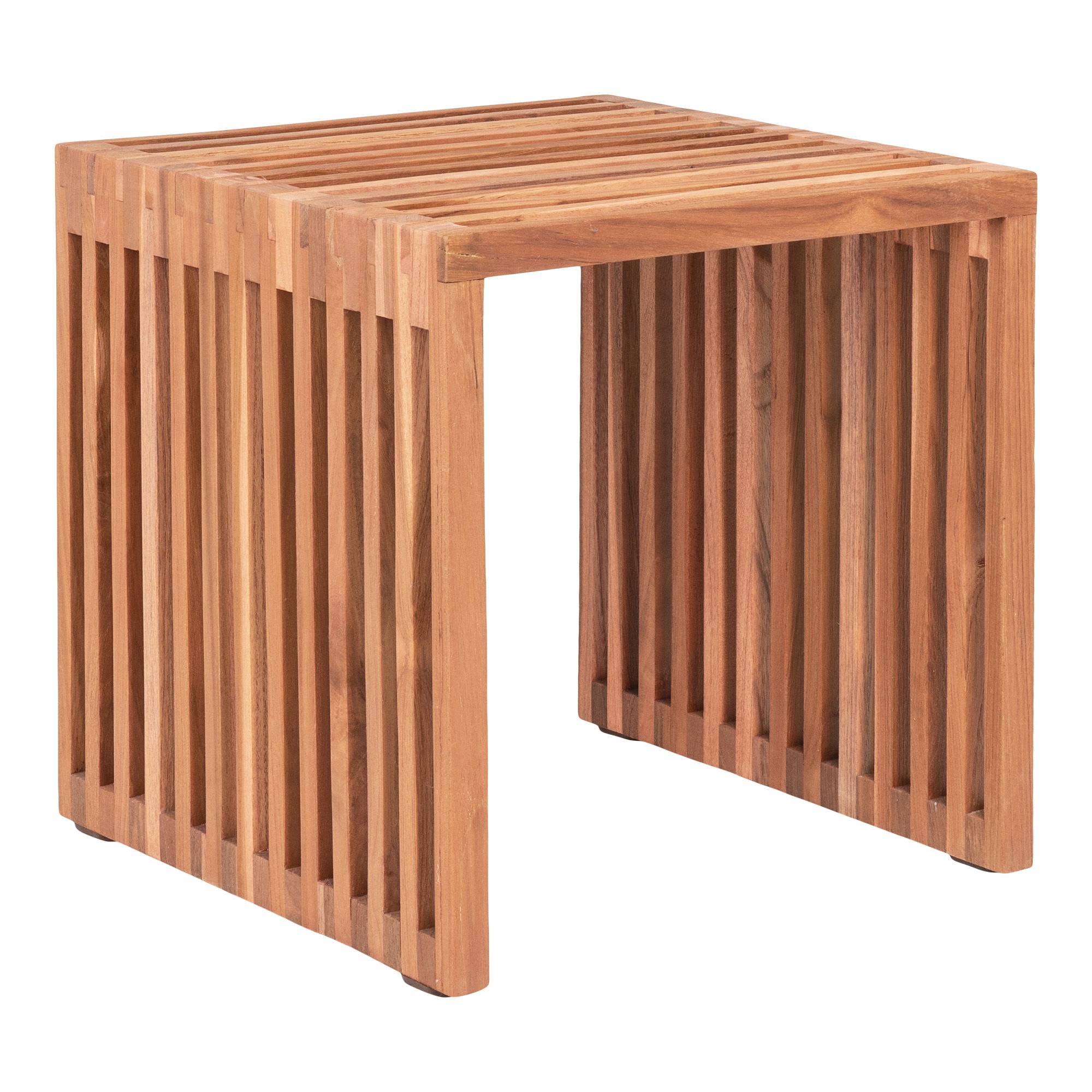 House Nordic Pego sidebord i natur teak 40 x 40 x 40 cm