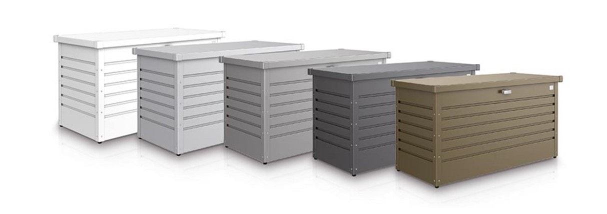 Biohort Hyndebox model 100 i kvartsgrå metallic 101 x 46 x 61 cm