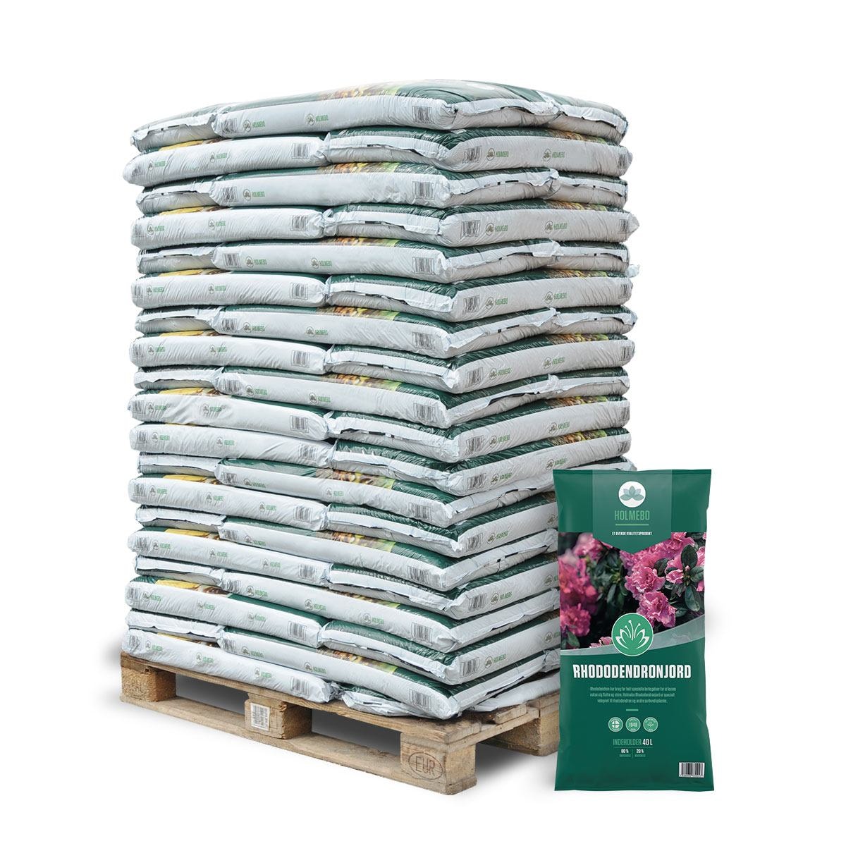 Holmebo rhododendronjord 60 x 40 liter 2400 liter