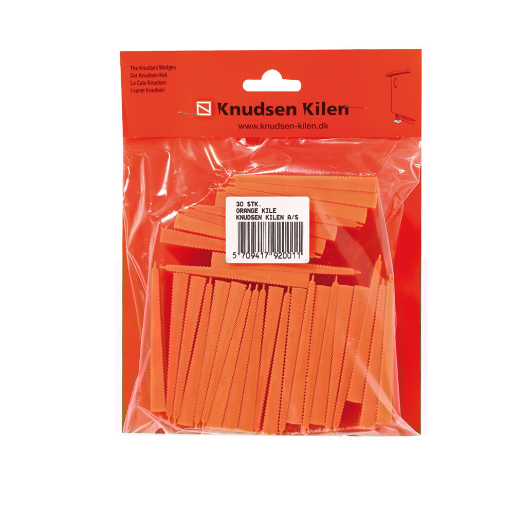 Knudsen kile orange SB 80 x 40 x 8 mm 30 stk.