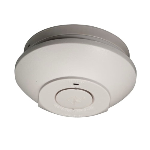 Life Connect røgalarm i hvid til seriekobling 230V med 9V back-up