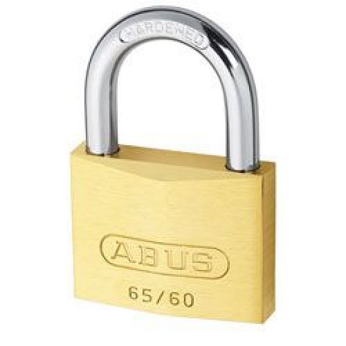 Abus hængelås messing 60 mm.
