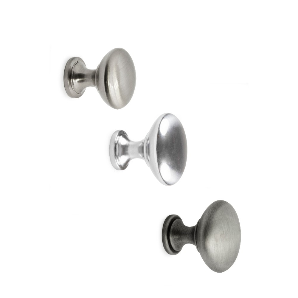 Habo Møbelknop 32 mm 1 Stk Amadeus Børstet Nikkel