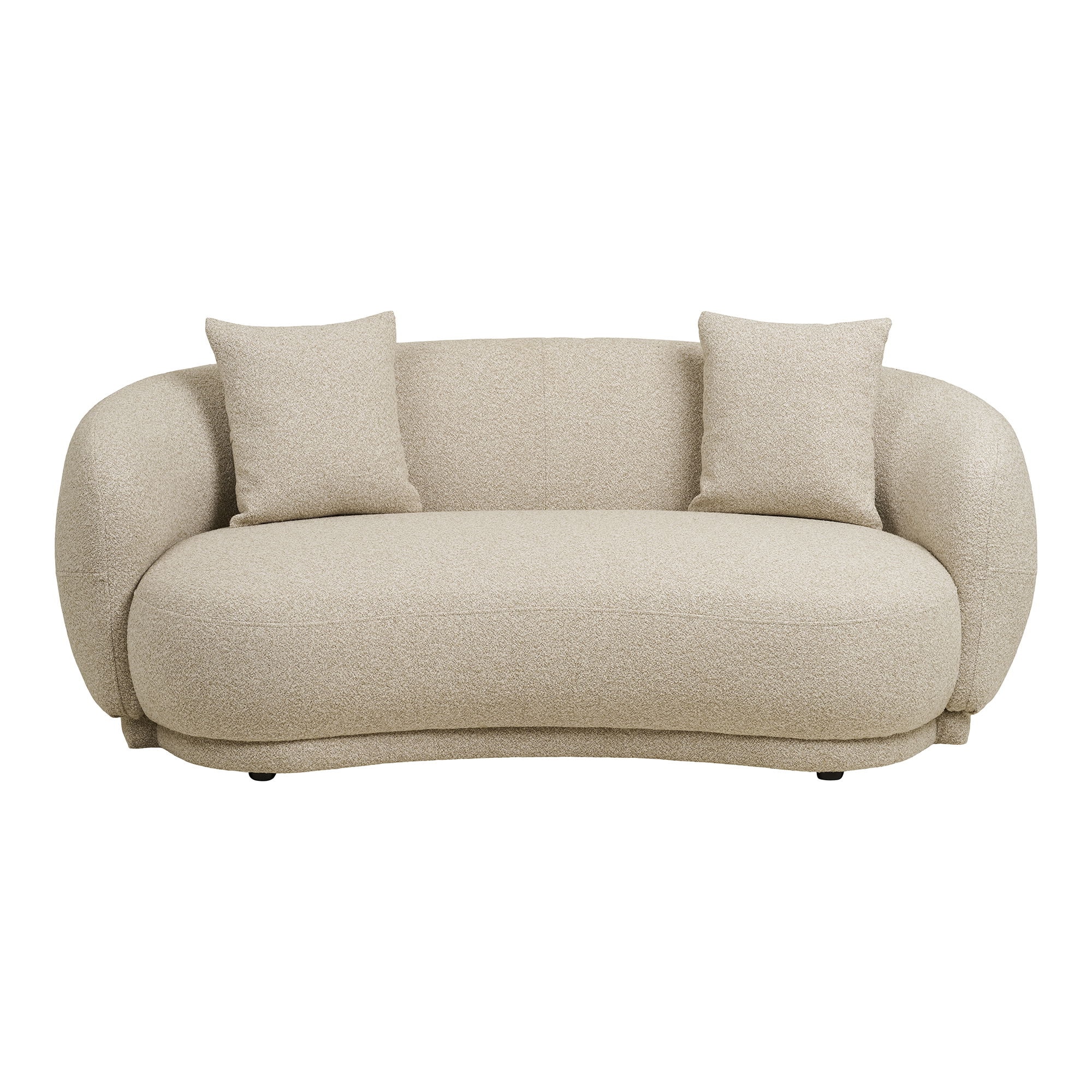 House Nordic Hawkes 2,5 personers sofa, 2 puder, sand HN1287