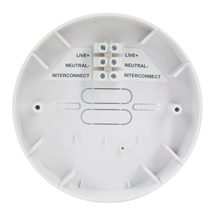 Ensonordic bagdåse til 230V røgalarmer