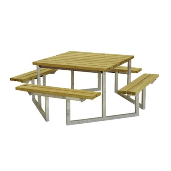 Plus Twist bord/bænkesæt i trykimprægneret træ