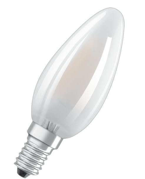 Osram Ledvance LED Retro mat pære 40W kerte E14 470 lumen