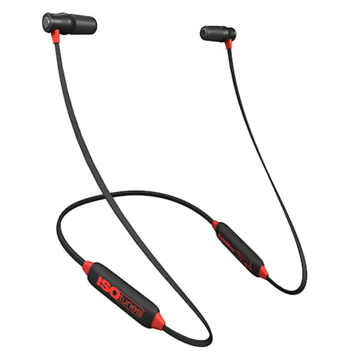ISOTunes Xtra v2 Red trådløst støj-isolerende headset/høretelefoner EN352