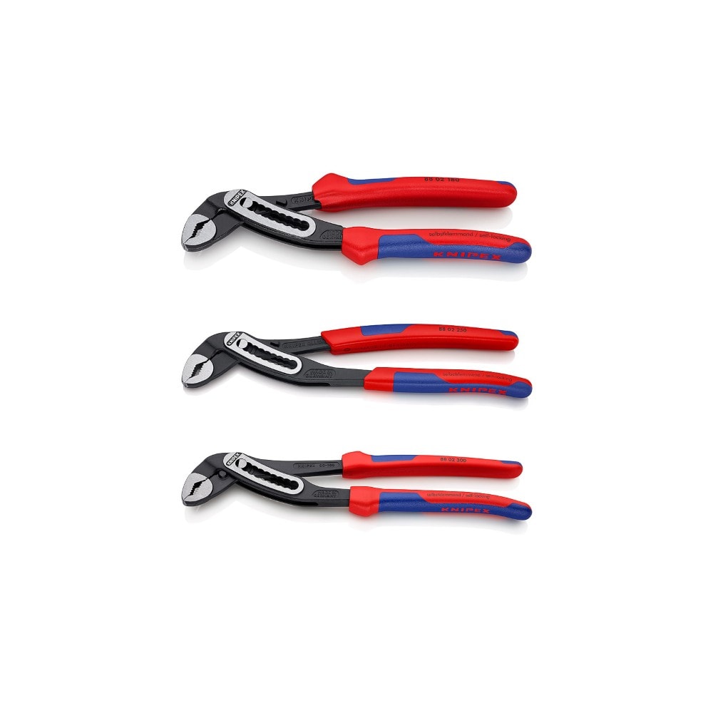 Knipex Alligator vandpumpetang med flerkomponent greb, sort atramenteret 300 mm