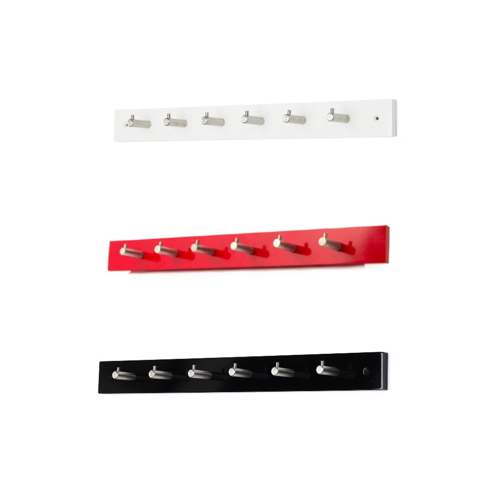 Habo Knagerække Dot m/6 kroge