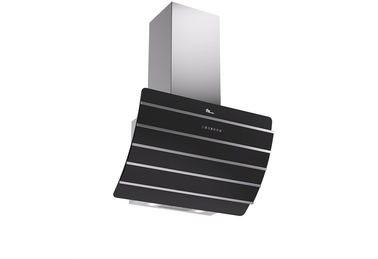 Thermex London II vægmonteret emhætte, skråtstillet med motor 76 cm