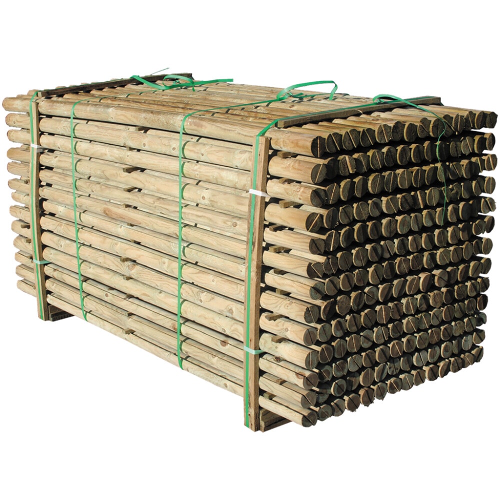 Nordic Fence bom trykimp. 1/2-skåren Ø7 x 250 cm