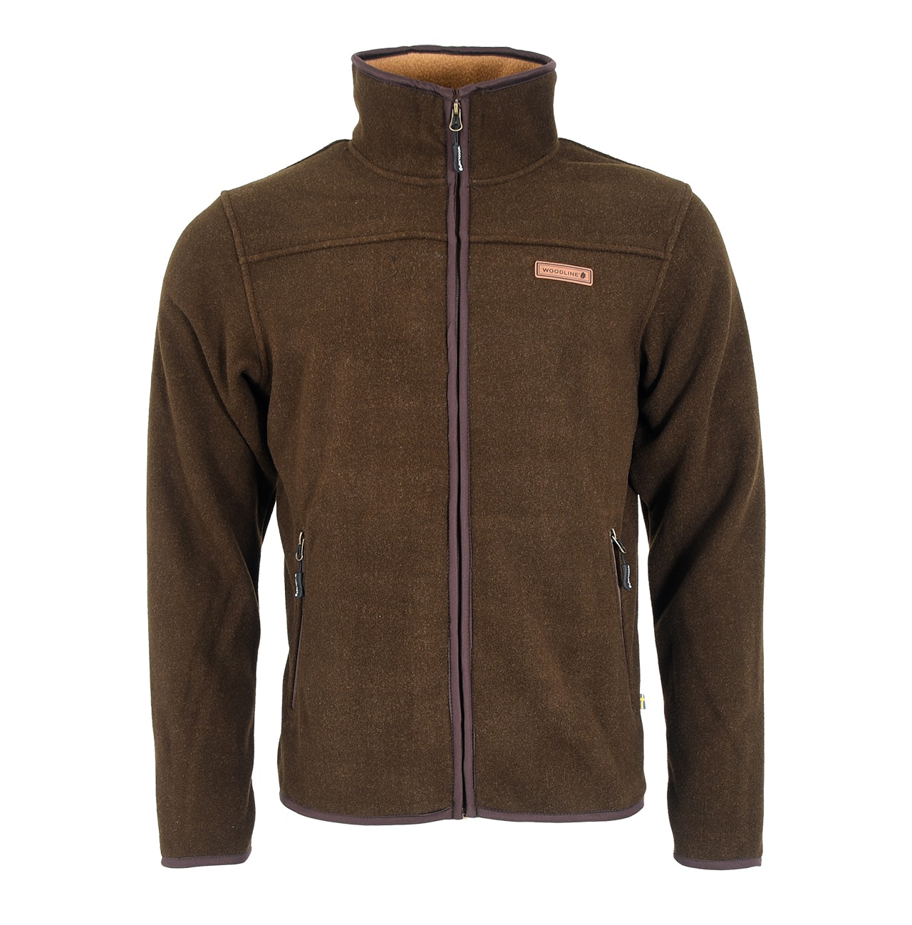 Woodline Fleecetröja Bolmen Brun Herr L