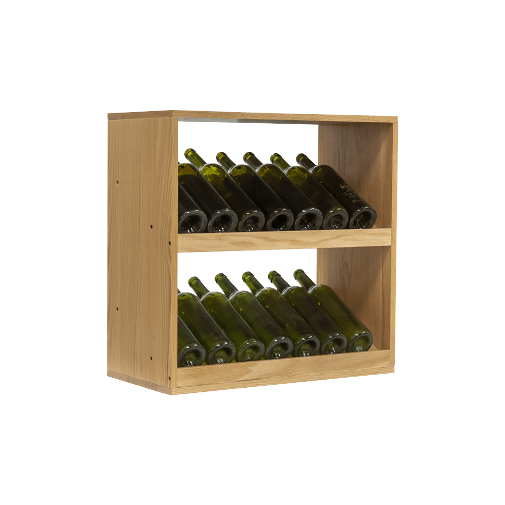 mQuvee Label-View vinreol 14 flasker 60 x 60 x 30 cm